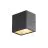 SLV Sitra S Applique Murale Aluminium Gris 6.2W 620lm - 830-840 CCT | Extérieur - IP44