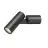 SLV S-Tube Aluminium Noir | Convient pour 1x GU10