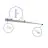 Bright Choice Rail Monophasé Système de rails 1m Blanc | incl. Embout et Connecteur d’Alimentation