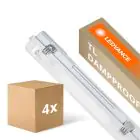 Lot 4x Ledvance Réglette LED Étanche Imperméable Boîtier Vide  Performance | Convient pour 1x120cm Tube LED