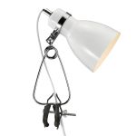 Nordlux Tafellamp Cyclone Clamp Metaal Wit | Geschikt voor 1x E14
