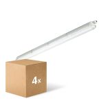 Voordeelpak 4x Philips LED Waterdichte Montagebalk CoreLine WT120C Gen2 25/43W 3700/6000lm - 840 Koel Wit | 150cm