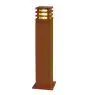 SLV Vierkant 70 Vloerlamp Staal Roestig Vierkant 9W 90lm - 830 Warm Wit | Buitenverlichting - IP55