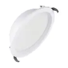 Ledvance LED Downlight Comfort Opaal Aluminium Wit 30W 3600lm 180D - 930-940 CCT | 215mm - Zaagmaat 200mm - IP44 - Beste Kleurweergave - Zigbee Dimbaar 