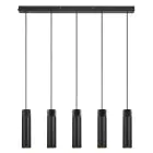 Nordlux Tilo Pendelarmatuur Metaal Zwart | Geschikt voor 5x GU10