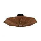 Good&Mojo Plafondlamp Panama Rotan Bruin | Geschikt voor 1x E27 